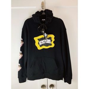 BBC IceCream Whipped Black Hoodie Mens Size Medium